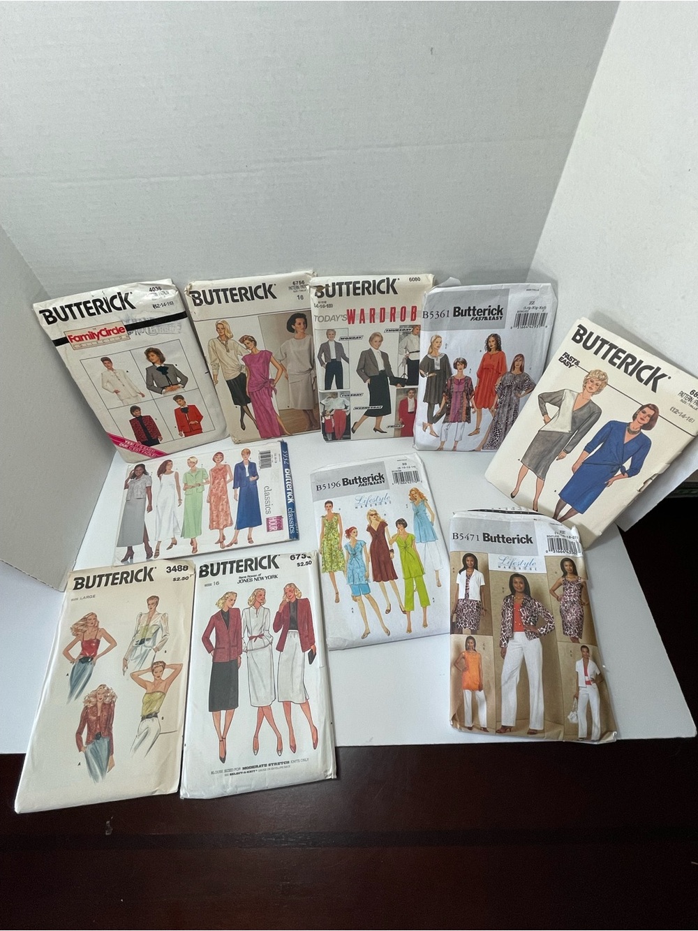 Butterick Vintage Sewing Patterns - Assorted Women's Styles Lot (10)